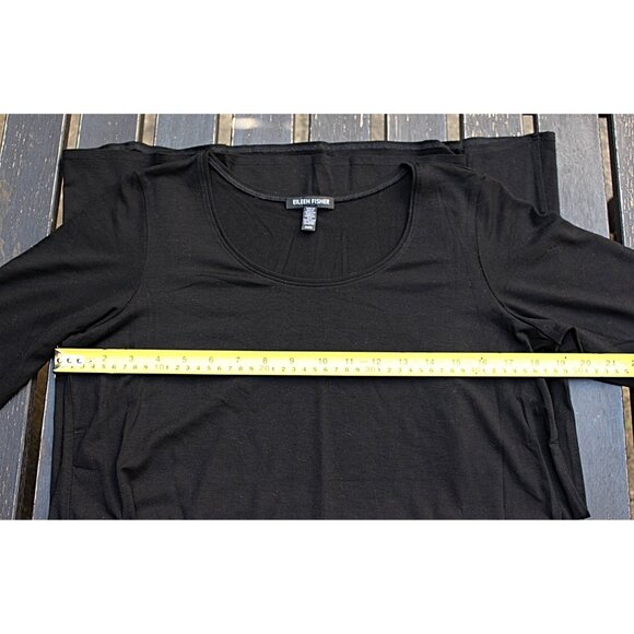 Eileen Fisher NWOT - Scoop Neck Tunic, Layering Dress in Viscose Jersey, Med - Picture 7 of 9